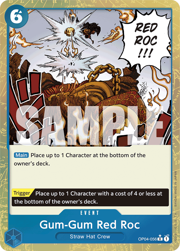 Gum-Gum Red Roc (Alternate Art 3)