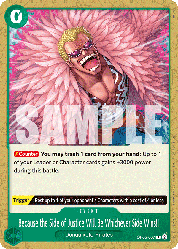 Because the Side of Justice Will Be Whichever Side Wins!! (Alternate Art)