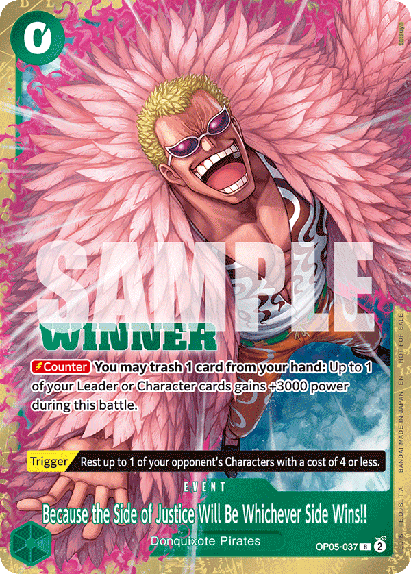 Because the Side of Justice Will Be Whichever Side Wins!! (Alternate Art 2)