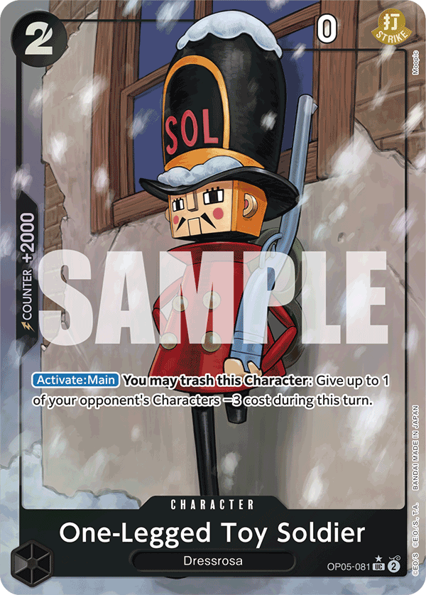 One-Legged Toy Soldier (Alternate Art 3)