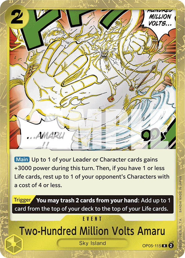 Two-Hundred Million Volts Amaru (Alternate Art 2)