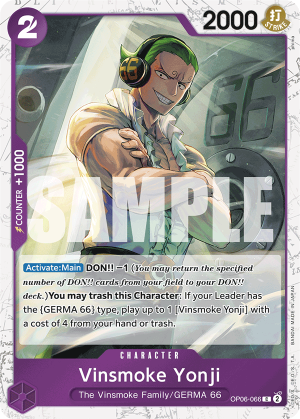 Vinsmoke Yonji (Alternate Art 2)