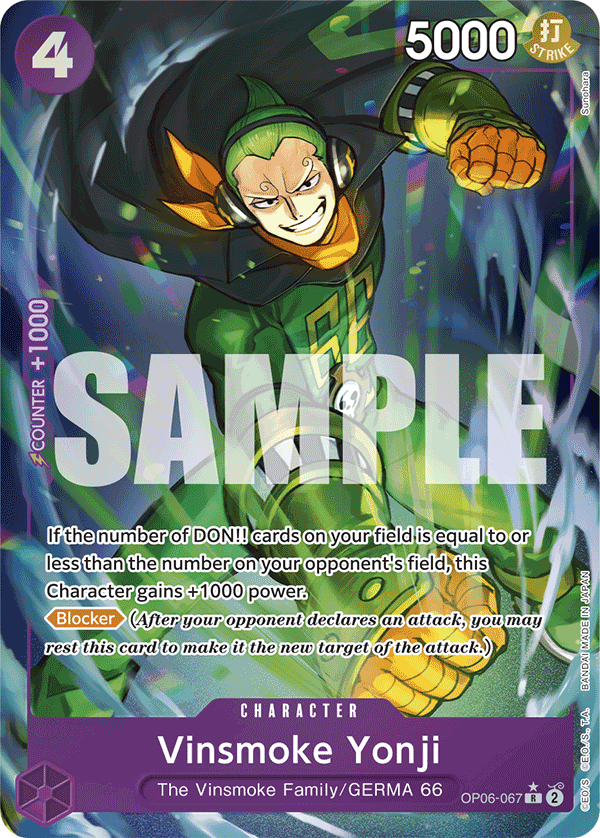 Vinsmoke Yonji (Alternate Art 3)