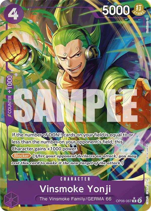 Vinsmoke Yonji (Alternate Art 4)