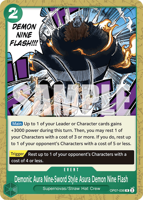 Demonic Aura Nine-Sword Style Asura Demon Nine Flash (Alternate Art)