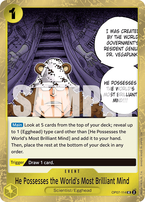 He Possesses the World's Most Brilliant Mind (Alternate Art)