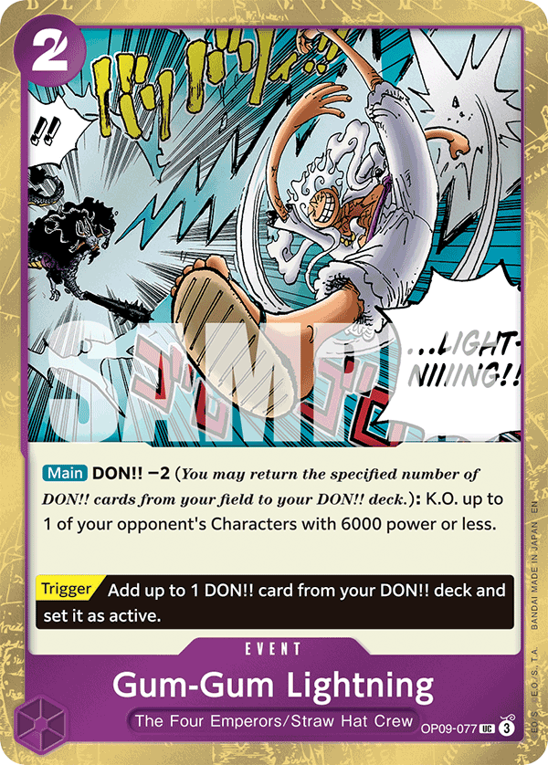 Gum-Gum Lightning (Alternate Art)
