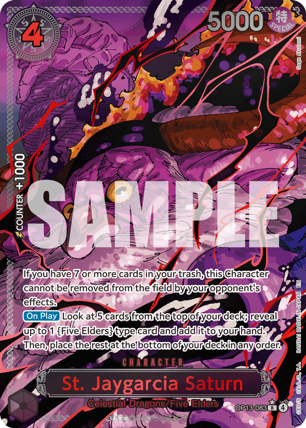 St. Jaygarcia Saturn (Alternate Art 2)