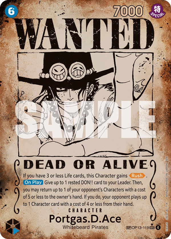 Portgas.D.Ace (Alternate Art 4)