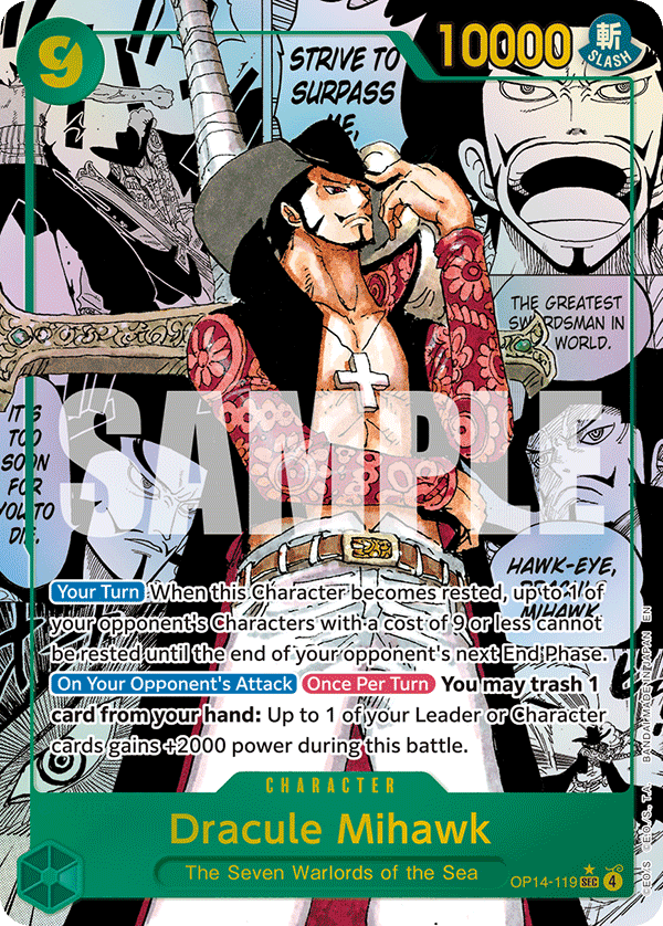 Dracule Mihawk (Alternate Art 2)