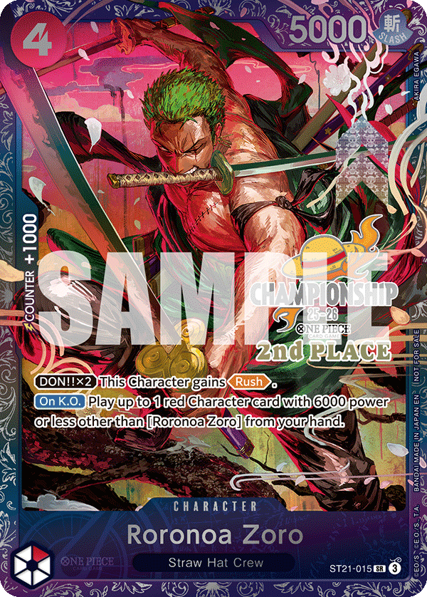 Roronoa Zoro (Alternate Art 3)